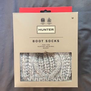 Hunter Original Cable Cuff Short Boot Socks NEW